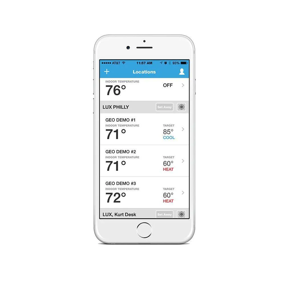 7-Day Wi-Fi Programmable Thermostat in White, photo 8 of 9