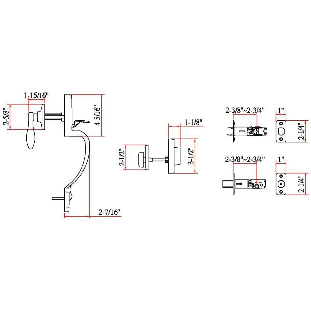 Sussex Satin Nickel Door Door Handleset with Springdale Lever Interior and Single Cylinder Deadbolt, photo 4 of 10