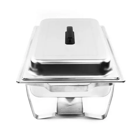 8 Qt. Foldable Frame Stainless Steel Chafing Dish Buffet Chafer Complete Set