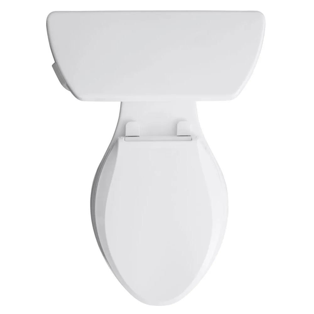Highline Classic Comfort Height 10 in. Rough-In 2-Piece 1.28 GPF Single Flush Elongated Toilet in White, photo 6 of 11