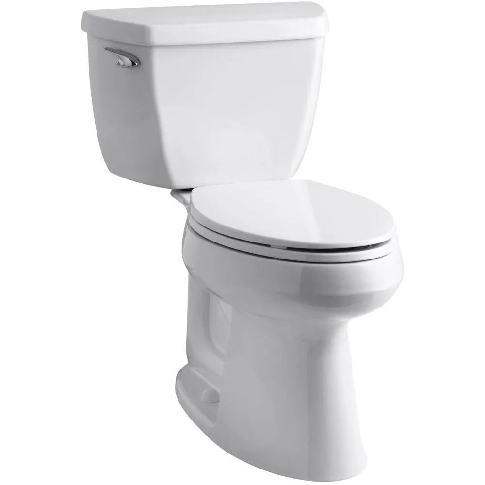 Highline 2-Piece Complete Solution 1.28 GPF Single Flush Elongated Toilet in White with Seat Included (3-Pack), photo 16 of 16