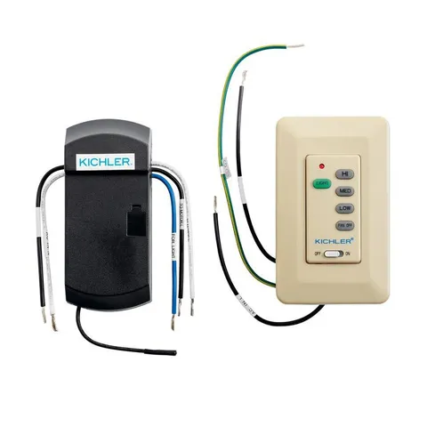 Independence 3-Speed Fan Switch Control with Remote Control, White