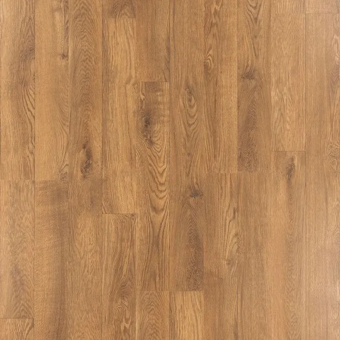 Style Selections Acorn Oak 8-mm T x 8-in W x 48-in L Wood Plank Laminate Flooring (21.26-sq ft / Carton), photo 4 of 9