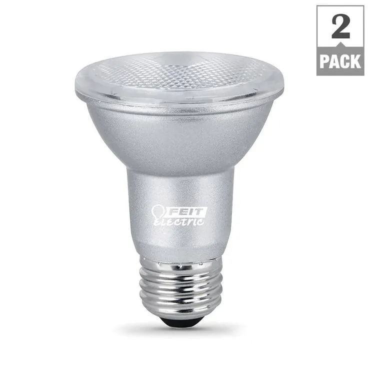 Feit Electric 50-Watt Equivalent PAR20 Dimmable CEC Title 24 Compliant LED ENERGY STAR 90+ CRI Flood Light Bulb, Bright White (2-Pack), photo 7 of 8