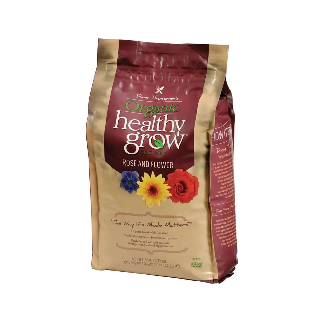 Healthy Grow Healthy Grow Organic Granules Roses and Flowers Plant Food 6 lb, photo 2 of 2
