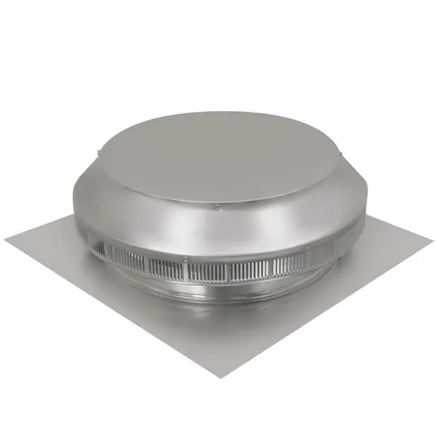 14 in. Dia Aluminum Roof Louver Exhaust Vent in Mill Finish