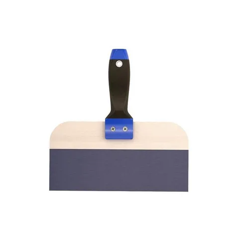 12 in. Blue Steel Tape Knife with Comfort Grip Handle