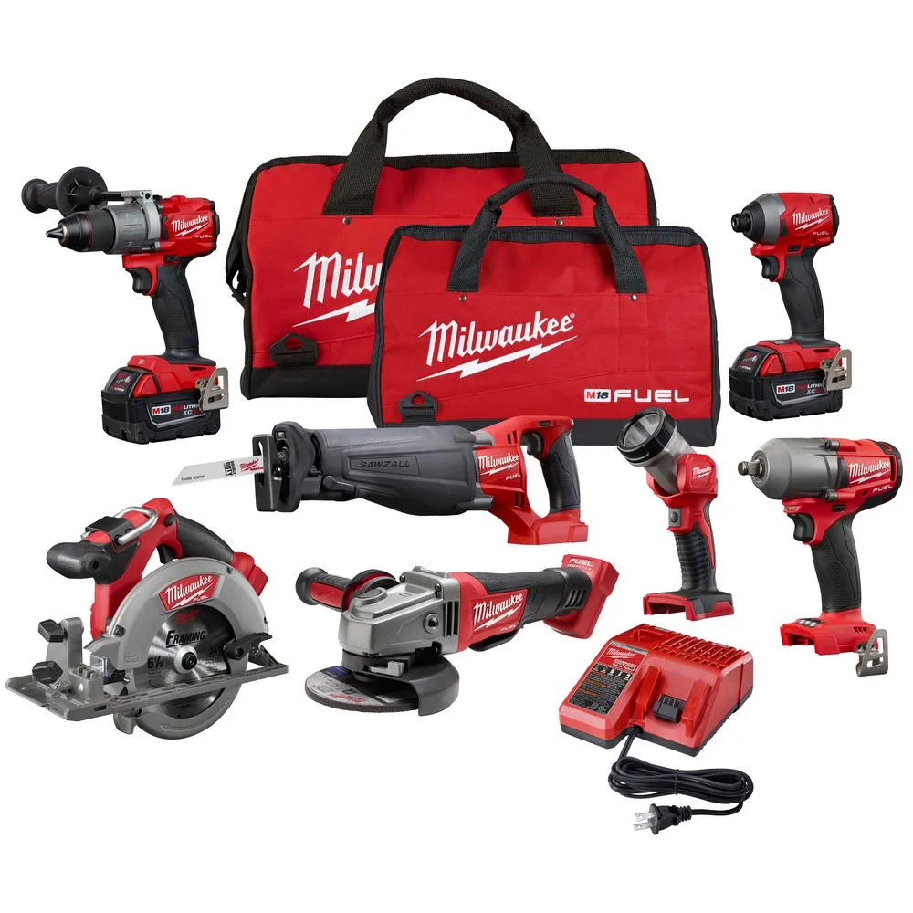 M18 FUEL 18-Volt Lithium-Ion Brushless Cordless Hammer Drill and Impact Driver Combo Kit (2-Tool) with Two 5Ah Batteries, photo 24 of 34