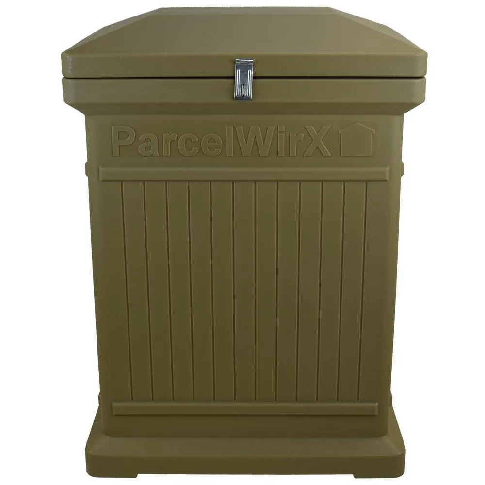 ParceWirx Premium Vertical Architectural Graphite Delivery Drop Box Hinged Lid with Swinging Latch for Locking, photo 11 of 11