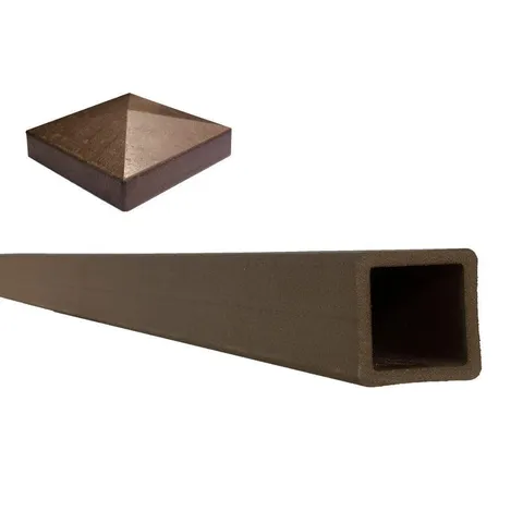 Seclusions 5x5 Composite Fence Post with Cap