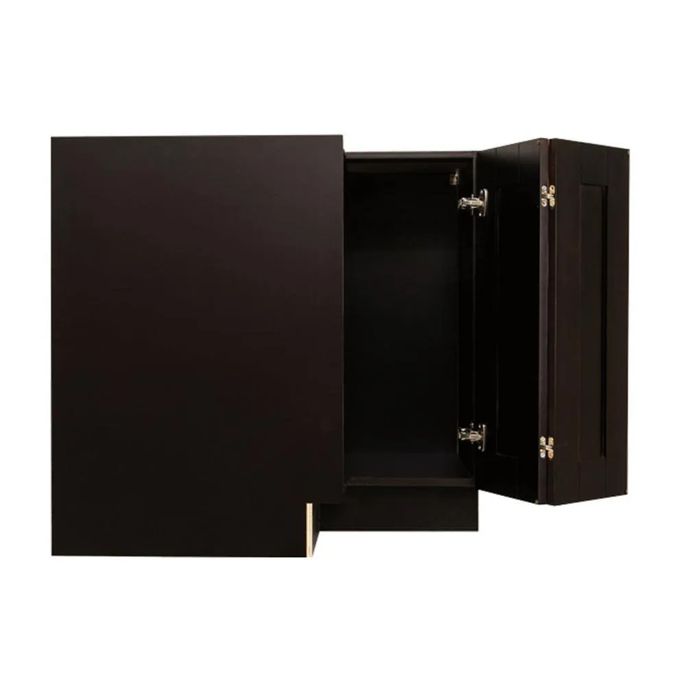 LIFEART CABINETRY Anchester Assembled 36 in. x 34.5 in. x 24 in. Base Lazy Susan Cabinet in Dark Espresso, photo 3 of 9