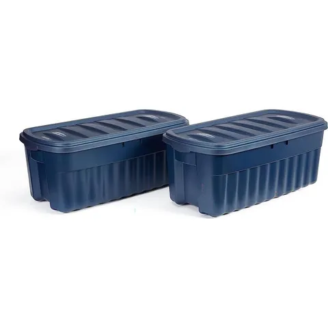Roughneck️ Durable Stackable 50 Gal Storage Totes