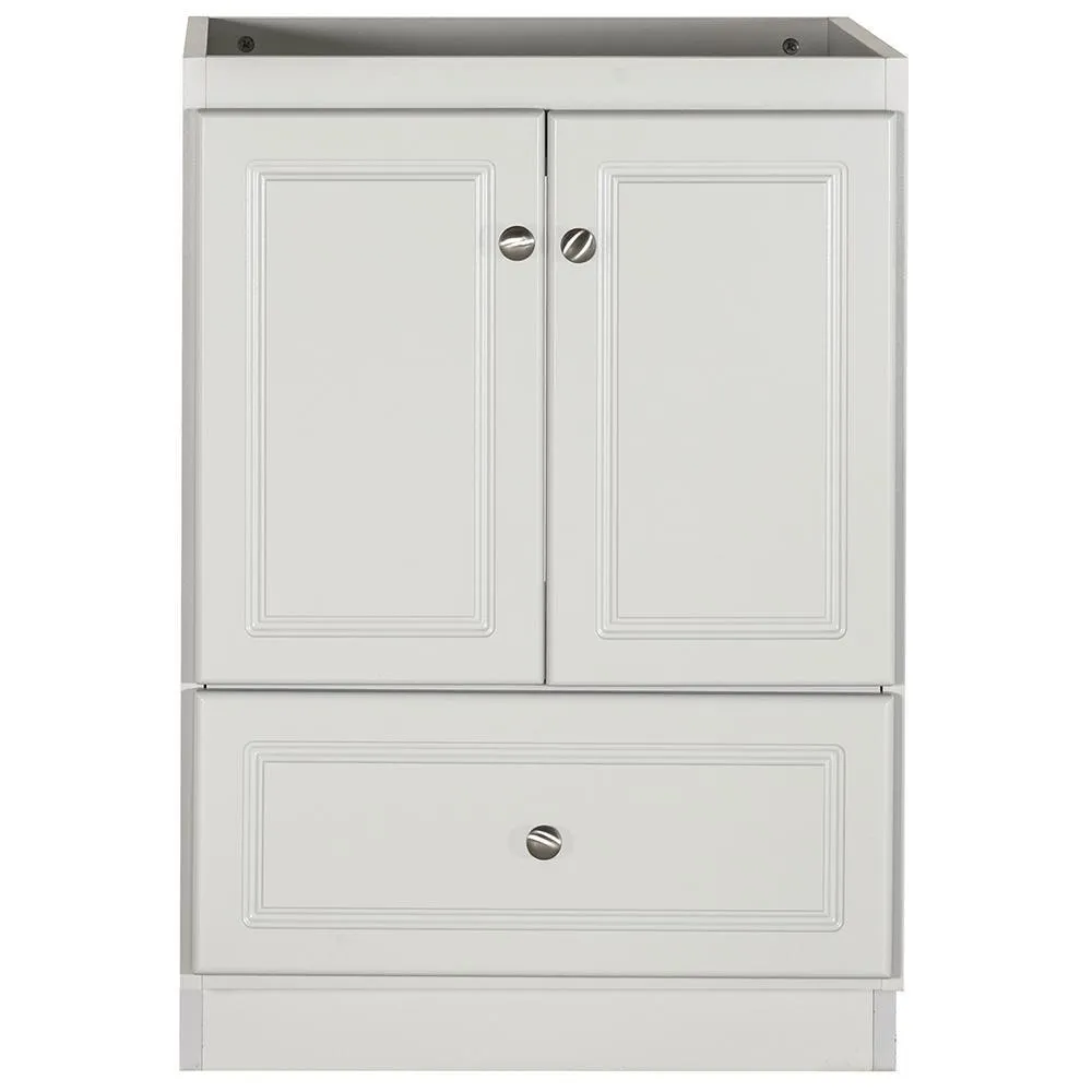 Ultraline 42 in. W x 21 in. D x 34.5 in. H Vanity Cabinet Only in Dark Alder, photo 35 of 41