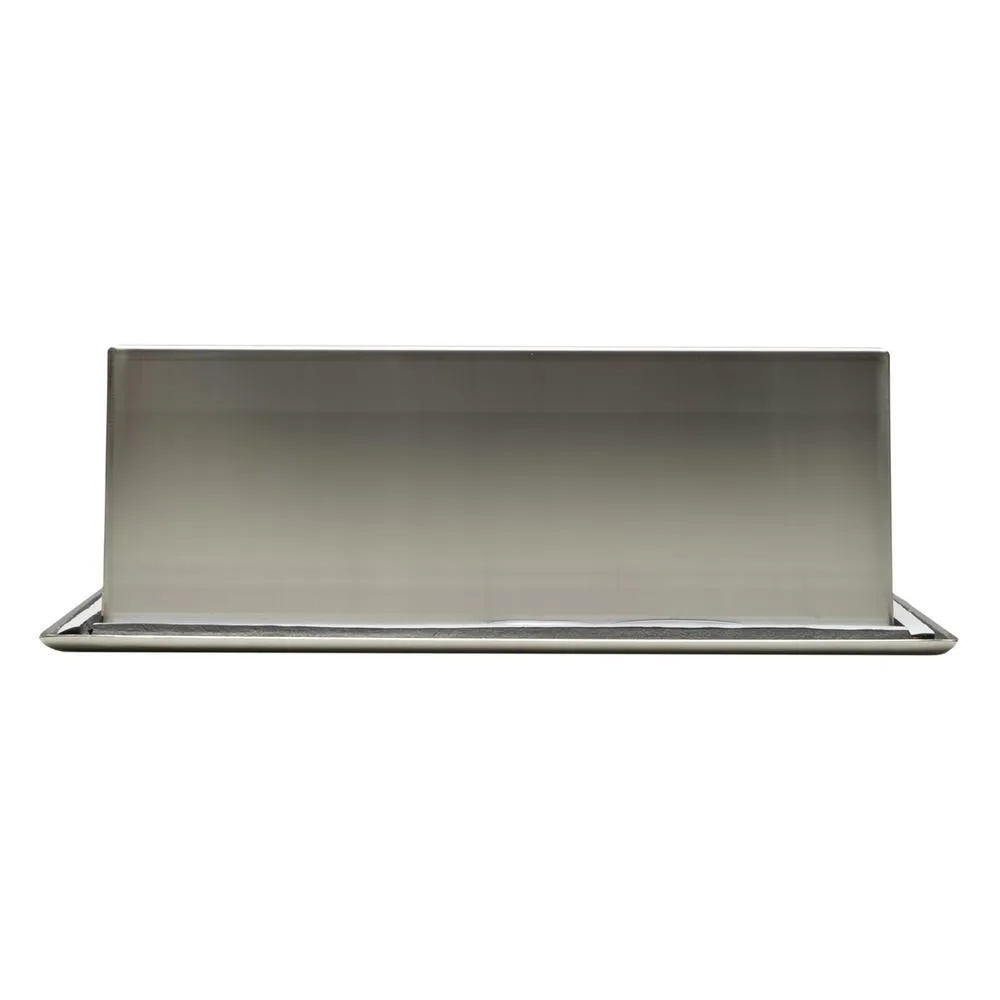 24 in. x 12 in. x 4 in. Niche in Brushed Stainless Steel, photo 6 of 7