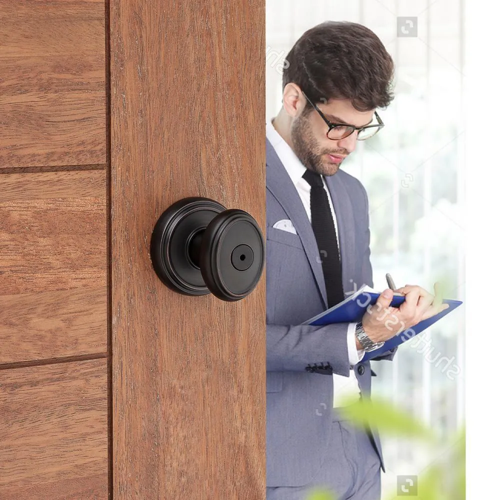 Prestige Carnaby Venetian Bronze Bed/Bath Door Knob, photo 8 of 10