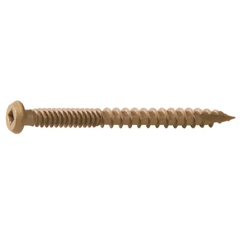 #9 x 3 in. Brown Composite Deck Screws, 5 lb.