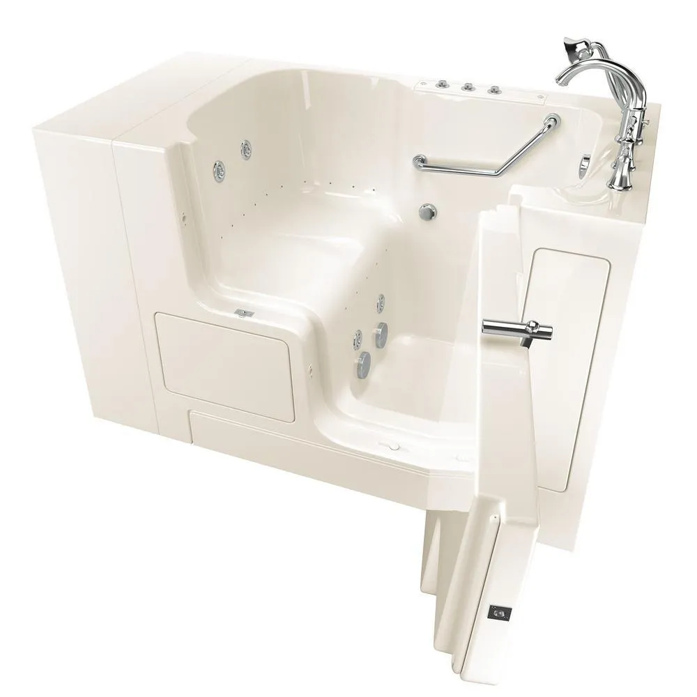 Gelcoat Value Series 52 in. x 32 in. Right Hand Walk-In Whirlpool and Air Bathtub with Outward Opening Door in White, photo 15 of 15