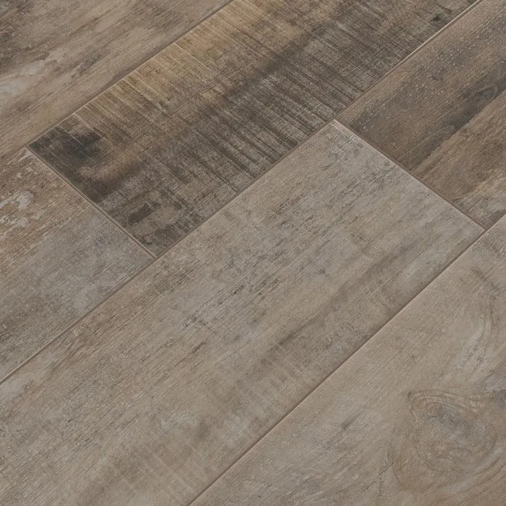 MSI Barnwood Cognac 8 in. x 36 in. Matte Porcelain Floor and Wall Tile (14 sq. ft. / case), photo 4 of 5