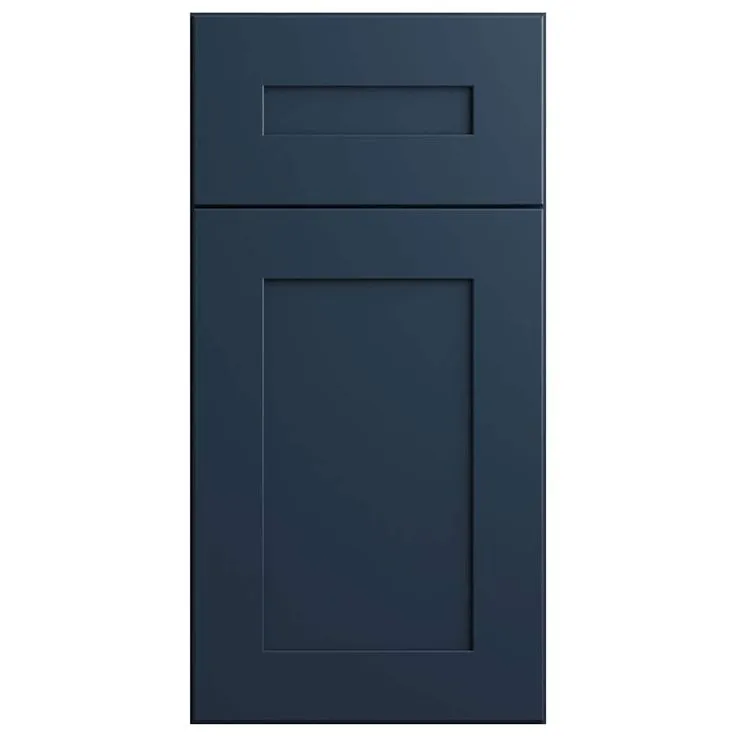 Home Decorators Collection Newport 24 in. W x 12 in. D x 30 in. H Assembled Plywood Wall Kitchen Cabinet in Mythic Blue with Soft Close, photo 3 of 5