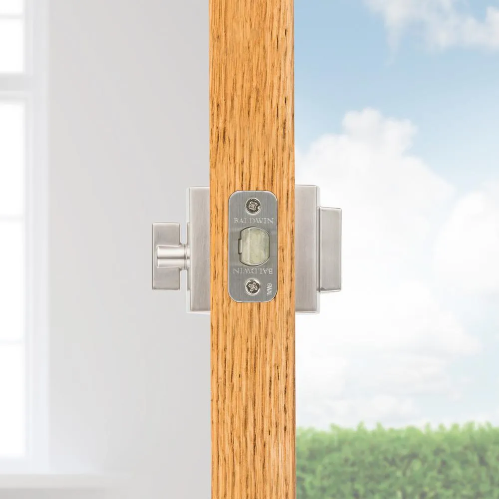 Kwikset Prestige Spyglass Satin Nickel Square Single Cylinder Deadbolt Featuring SmartKey Security, photo 9 of 12