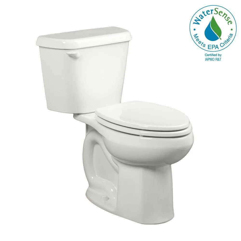 American Standard Colony 10 in. Rough-In 2-Piece 1.28 GPF Single-Flush Elongated Toilet in White (Seat Not Included), photo 9 of 17