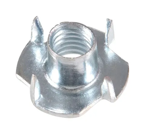 3/8 in. Zinc-Plated Steel SAE Tee Nut, 100-Pack