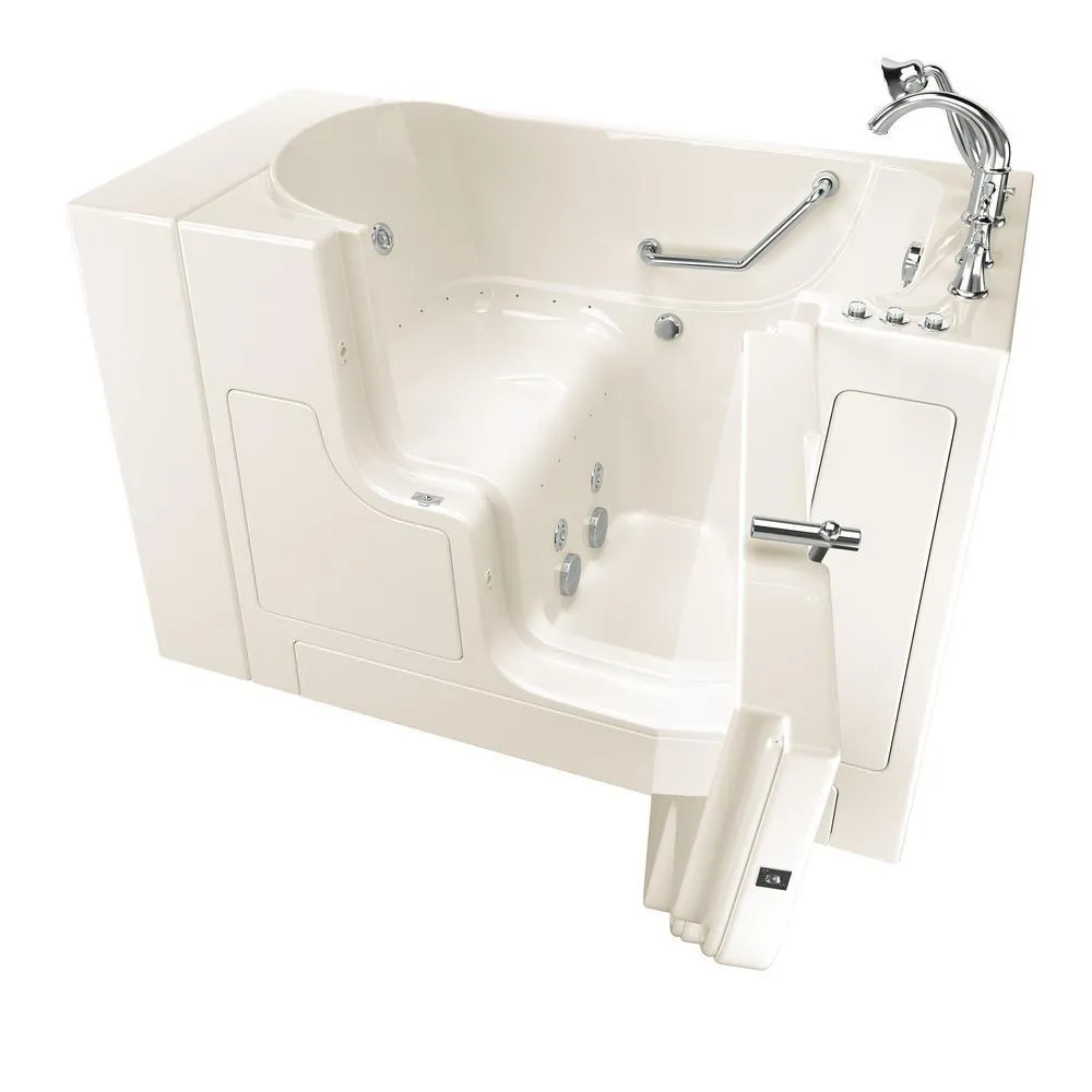 Gelcoat Value Series 51 in. Right Hand Walk-In Whirlpool and Air Bathtub with Outward Opening Door in White, photo 13 of 15