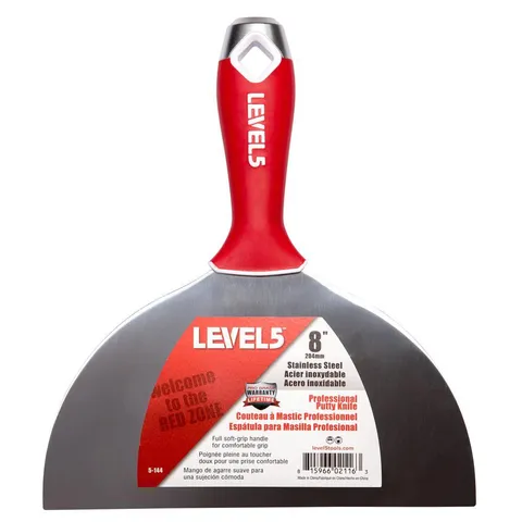 8 in. Stainless Steel Putty Knife with Hammerend