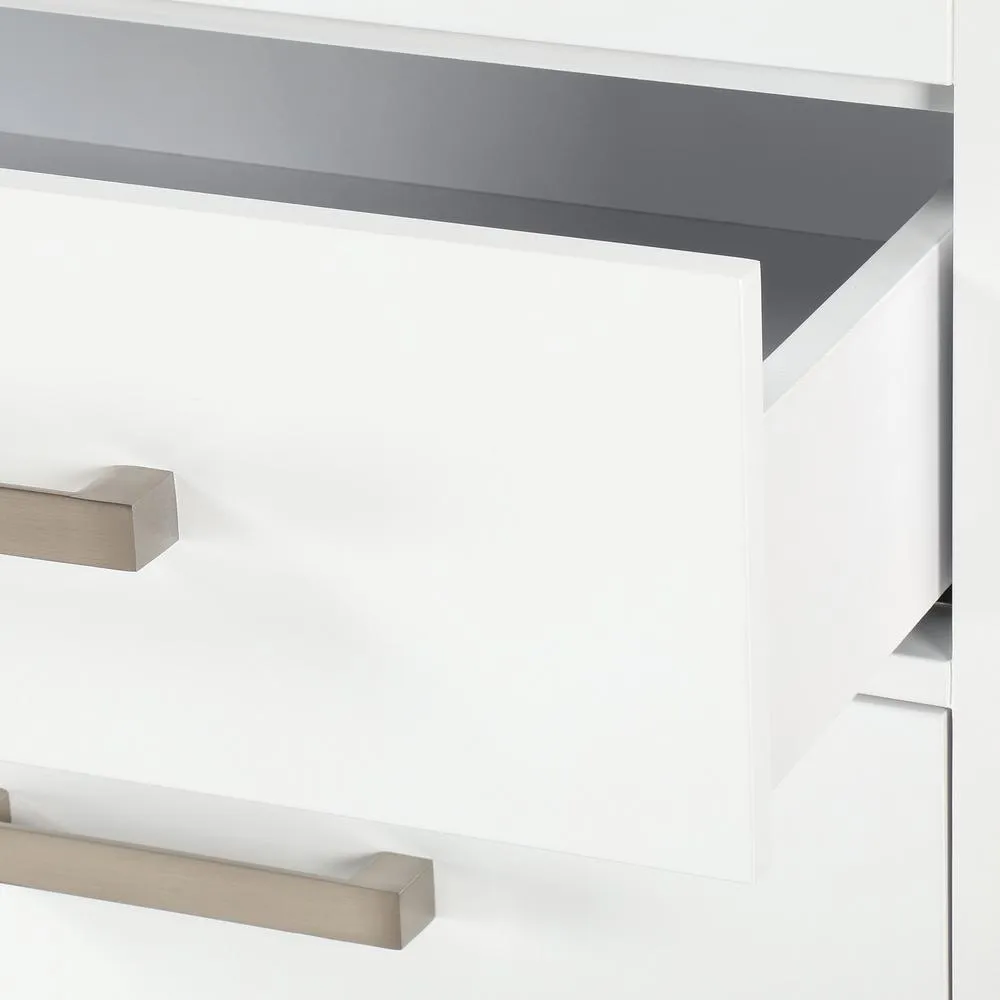 Sheffield 24 in. W x 71-1/4 in. H x 20 in. D Bathroom Linen Storage Tower Cabinet in White, photo 6 of 12