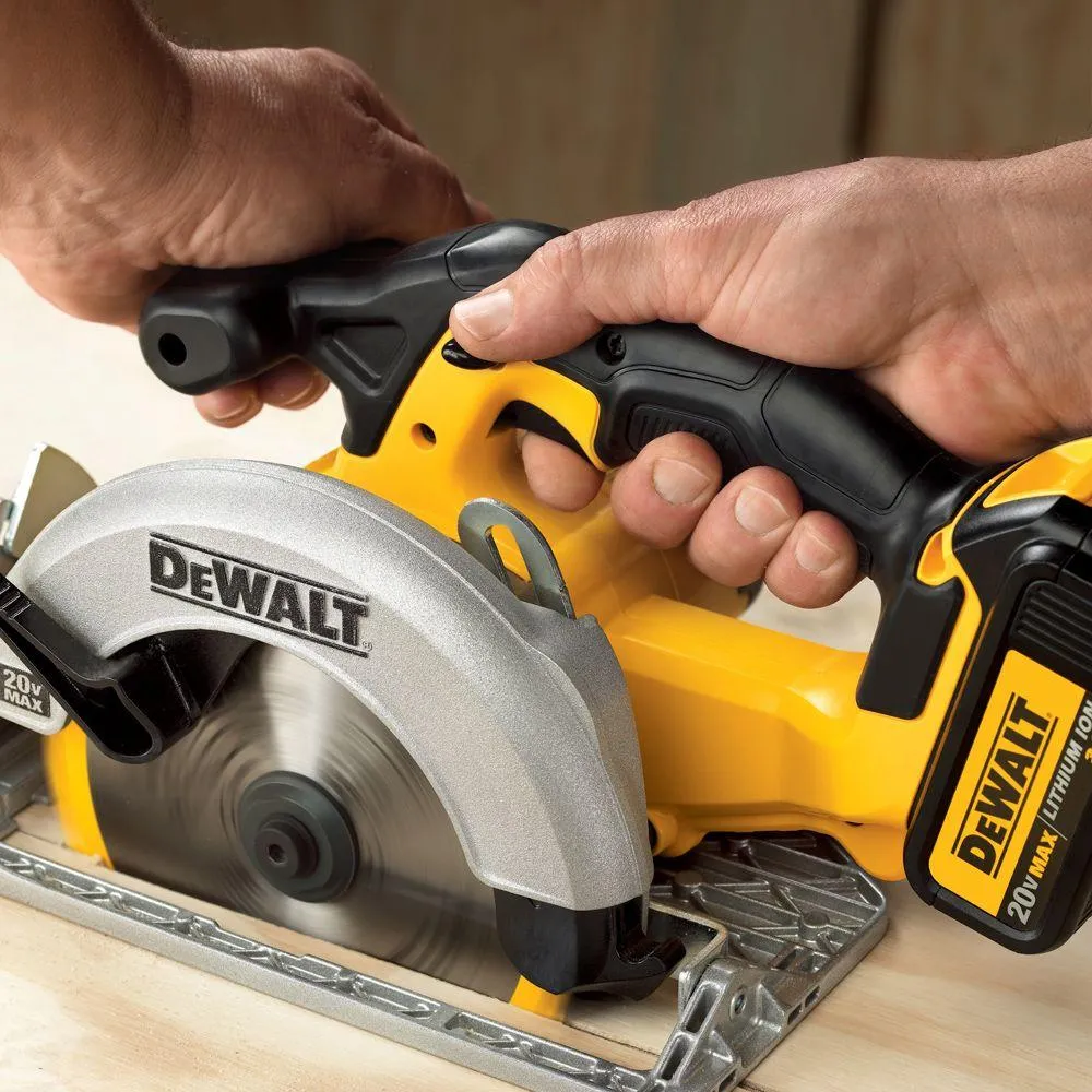 DEWALT 20-Volt MAX Lithium-Ion Cordless Circular Saw Kit with Battery 5Ah, Charger and Case, photo 11 of 12