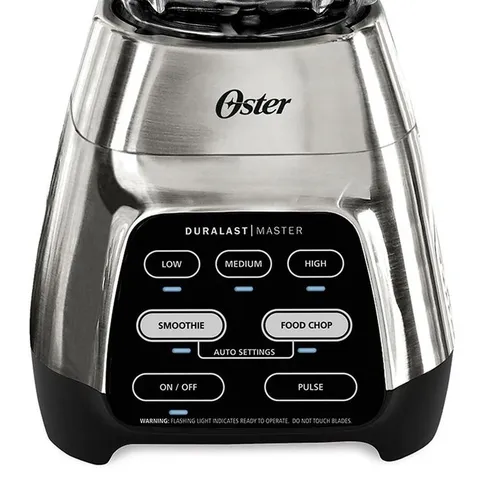 Master Series 48 oz. 6-Speed Stainless Steel 800 Watt Blender with Glass Jar