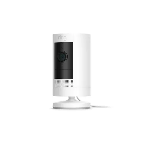 Stick Up Camera Plug-In Indoor/Outdoor Standard Security Camera, White