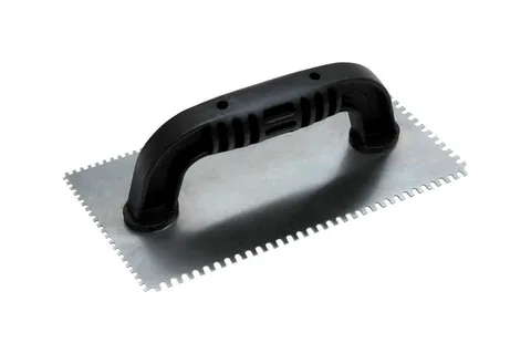 QLT 4 in. W Steel Notched Trowel