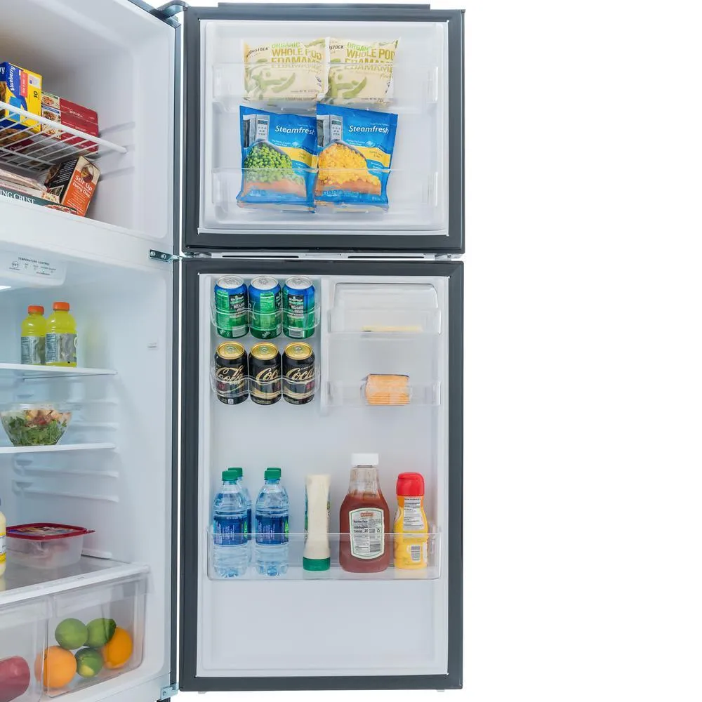 10.1 cu. ft. Top Freezer Refrigerator in Black, photo 5 of 16