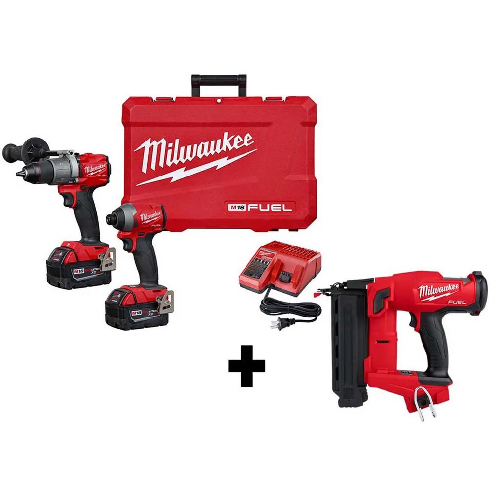 M18 FUEL 18-Volt Lithium-Ion Brushless Cordless Hammer Drill and Impact Driver Combo Kit (2-Tool) with Two 5Ah Batteries, photo 33 of 34