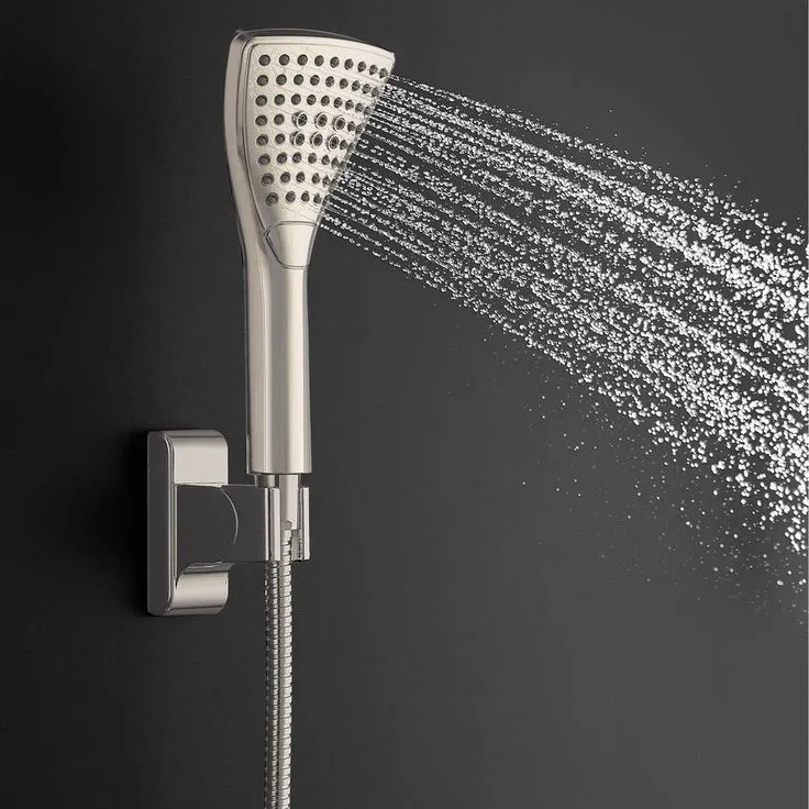 PULSE ShowerSpas 6-spray 8 in. High Pressure Dual Shower Head and Handheld Shower Head with Body spray in Brushed-Nickel, photo 3 of 10