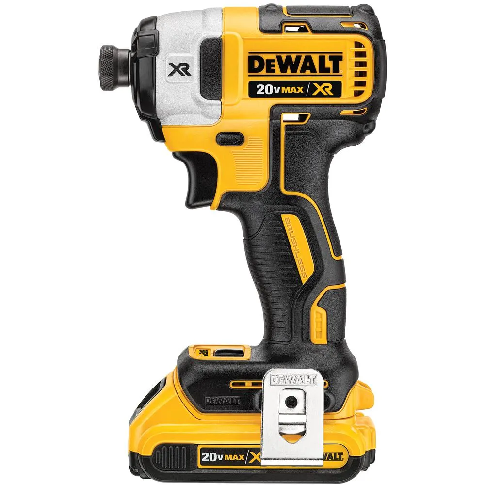 DEWALT 20-Volt MAX XR Cordless Brushless Hammer Drill/Impact Combo Kit (2-Tool) with (1) Battery 2Ah and (1) Battery 4Ah, photo 13 of 14
