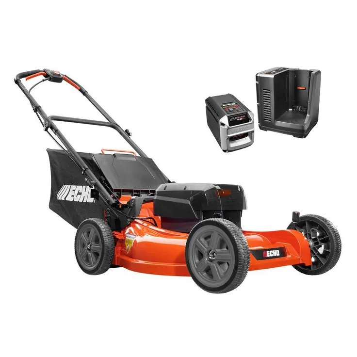 ECHO 21 in. 58-Volt Brushless Lithium-Ion Cordless Battery Walk Behind Push Lawn Mower - 4.0 Ah Battery/Charger Included, photo 2 of 11