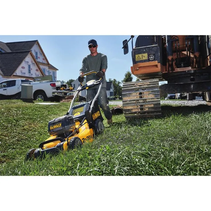 DEWALT 20 in. 20V MAX Lithium-Ion Cordless Walk Behind Push Lawn Mower with (2) 5.0Ah Batteries and Charger Included, photo 11 of 11
