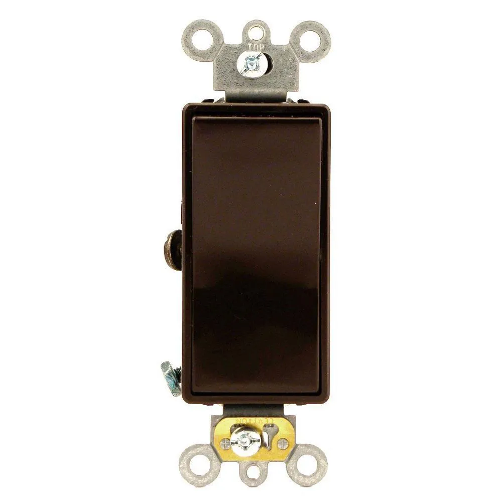 20 Amp Decora Plus Commercial Grade 4-Way Rocker Switch, White, photo 7 of 9