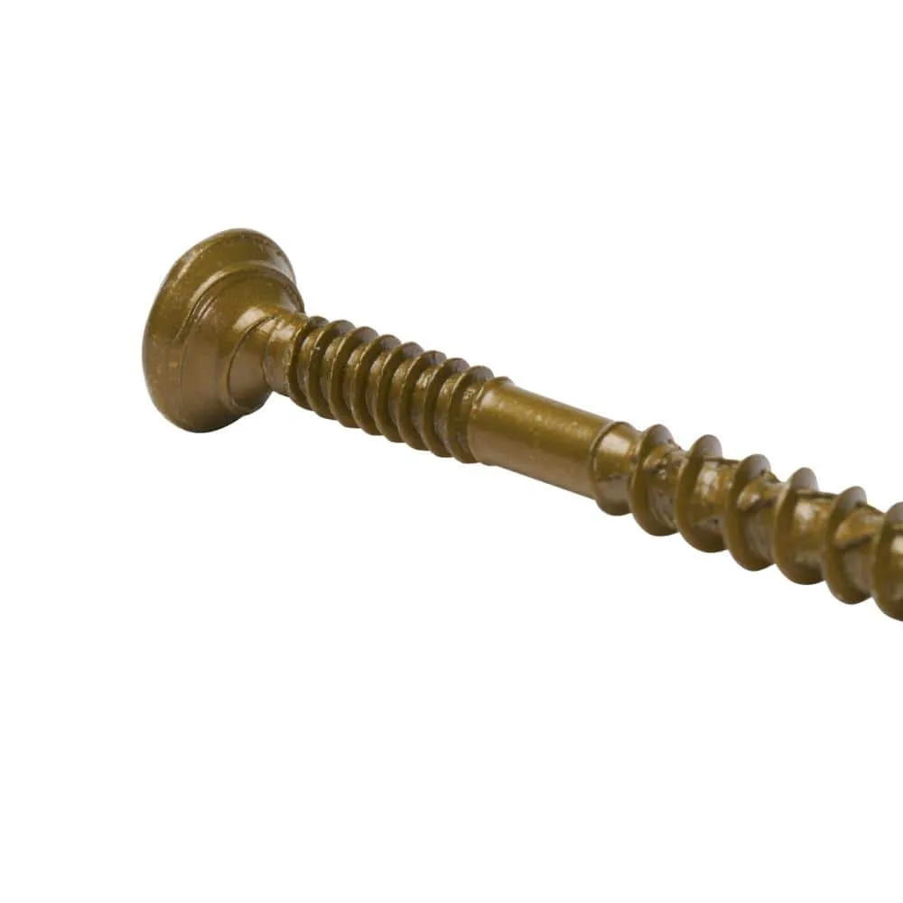 Grabber #10 x 3 in. UltraPro LOX 2 Drive, Flat Scavenger II Head, GrabberGard Gold, Exterior Wood Screws (5 lb. box), photo 6 of 12