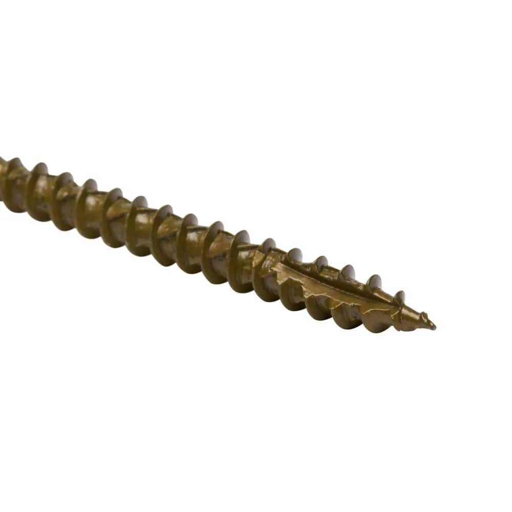 Grabber #10 x 3 in. UltraPro LOX 2 Drive, Flat Scavenger II Head, GrabberGard Gold, Exterior Wood Screws (5 lb. box), photo 7 of 12