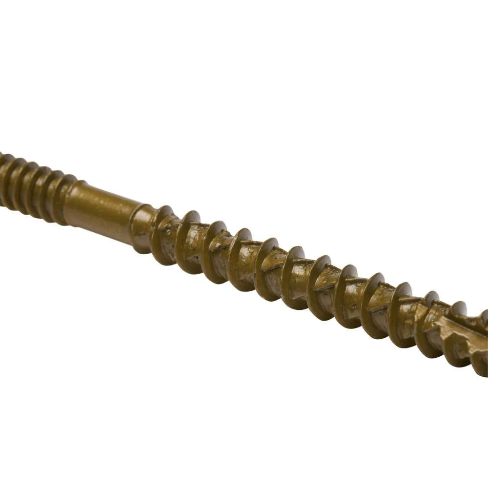 Grabber #10 x 3 in. UltraPro LOX 2 Drive, Flat Scavenger II Head, GrabberGard Gold, Exterior Wood Screws (5 lb. box), photo 8 of 12