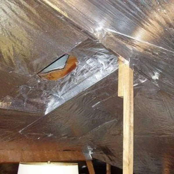 Super R Non-Perforated Solid Roof Deck Radiant Barrier House Wrap Reflective Insulation Foil - All Sizes, photo 3 of 3