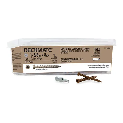 1-5/8 in. Brown Star Pan-Head Composite Deck Screws