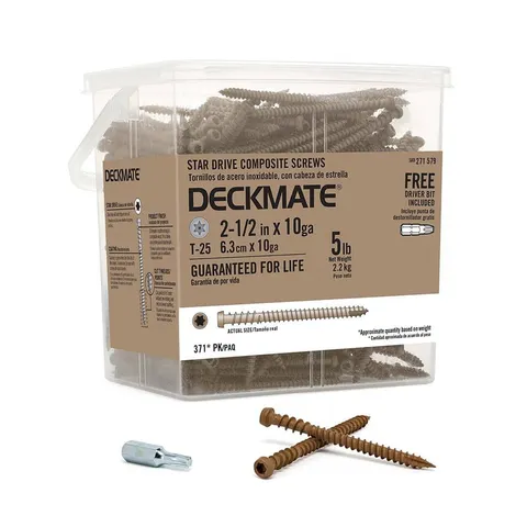 Brown Composite Deck Screws