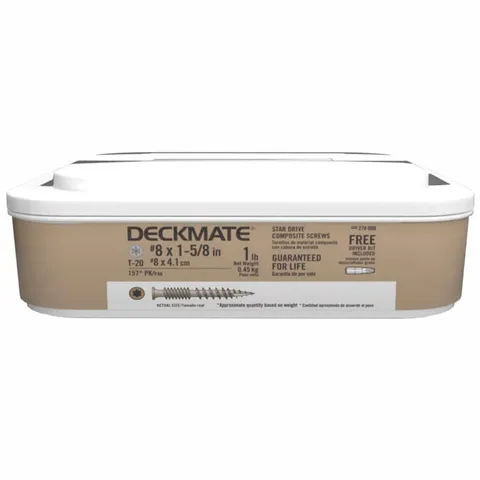 Coarse Brown Steel Composite Deck Screws
