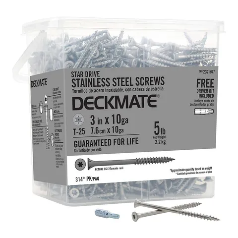 Stainless Steel Deck Screws