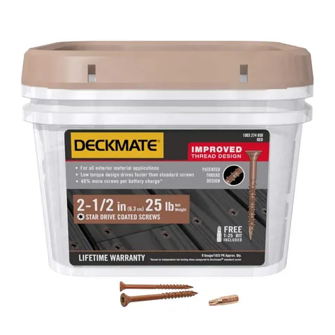 Star Flat-Head Wood Deck Screws