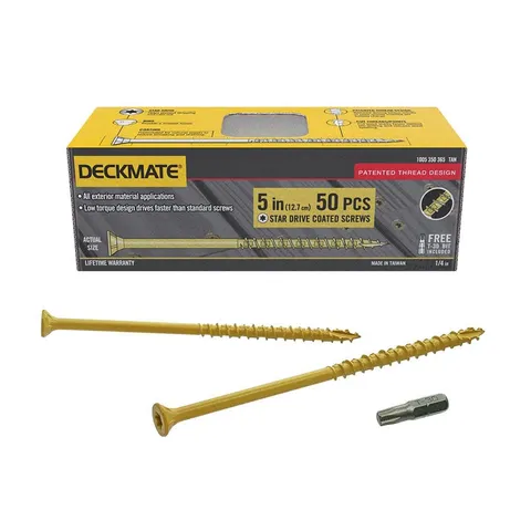 5" Star Flat-Head Deck Screws